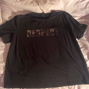 Respect camouflage, written word